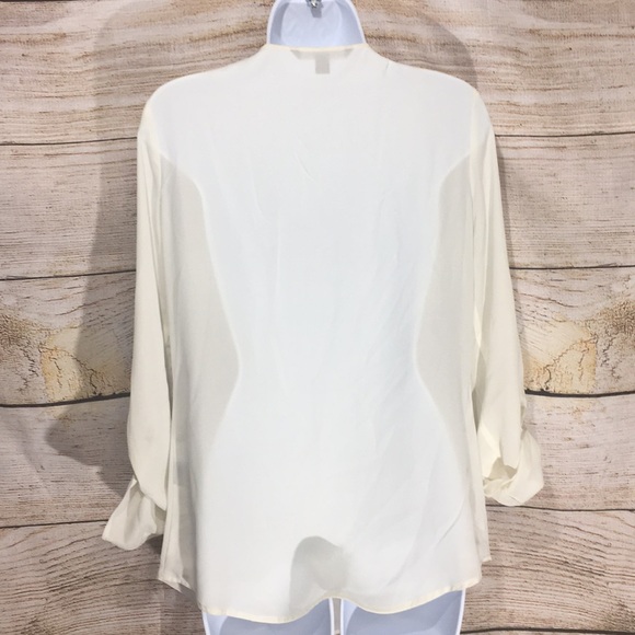 Zac & Rachel cream gold zipper top small pockets - Picture 6 of 8